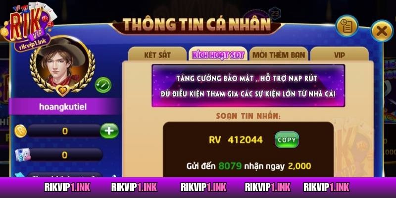 Hướng dẫn chi tiết các bước thực hiện đăng nhập RikVip